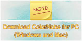 color note sign in