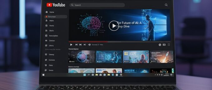 YouTube app for Windows 11 and 10 PC